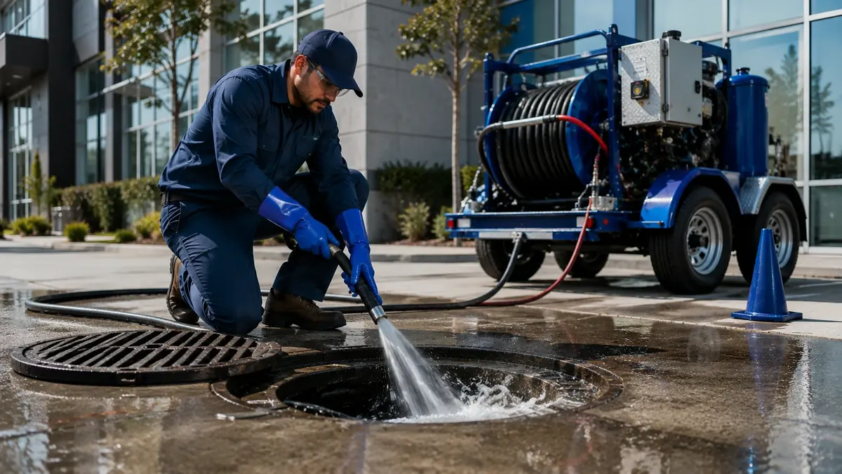 Commercial Hydro Jet Drain Cleaning in Valencia