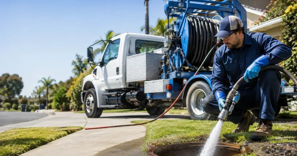 Hydro jet sewer cleaning Valencia