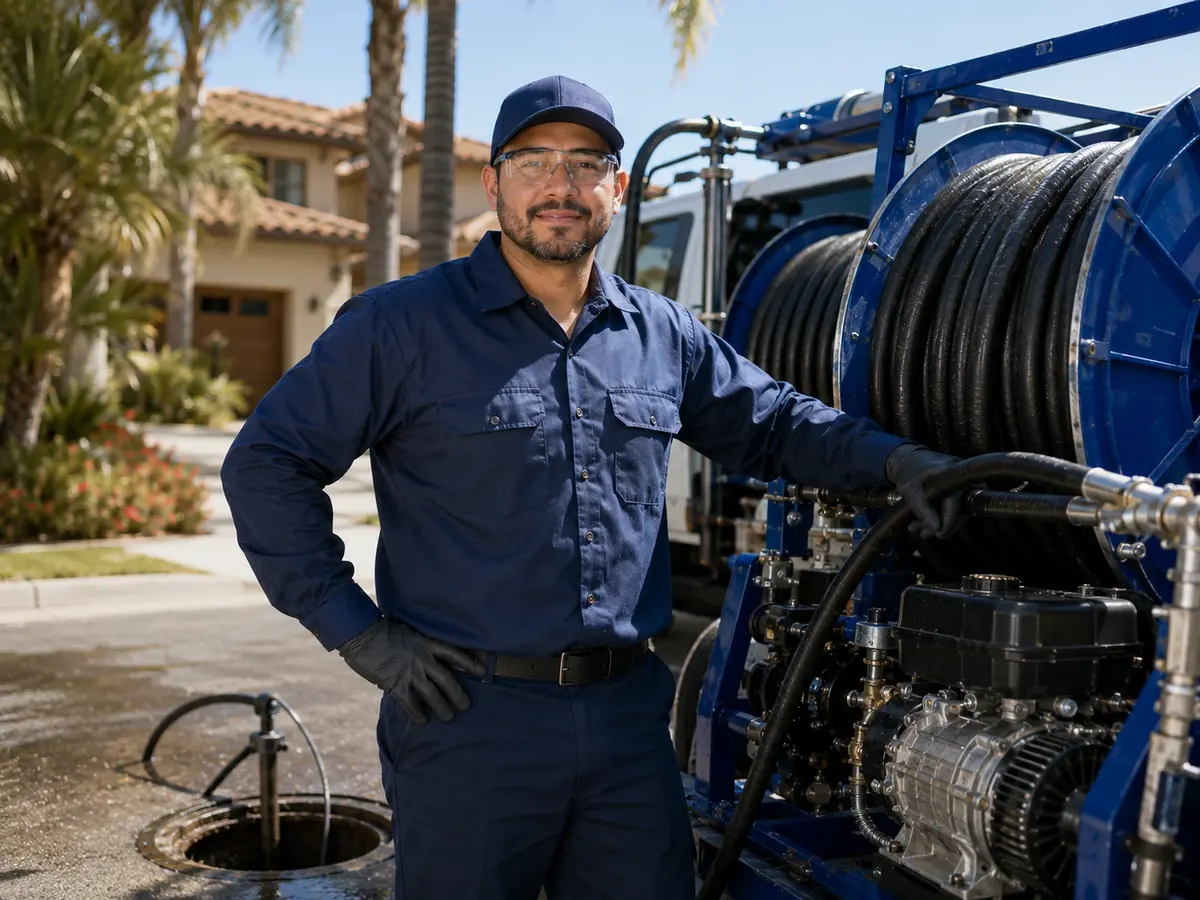 Hydro jet sewer cleaning in Valencia