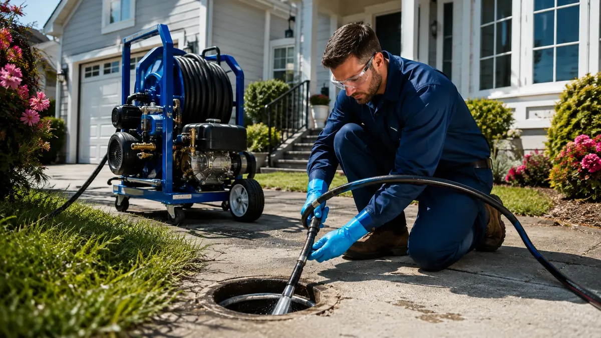 Residential Hydro Jet Drain Cleaning in Valencia